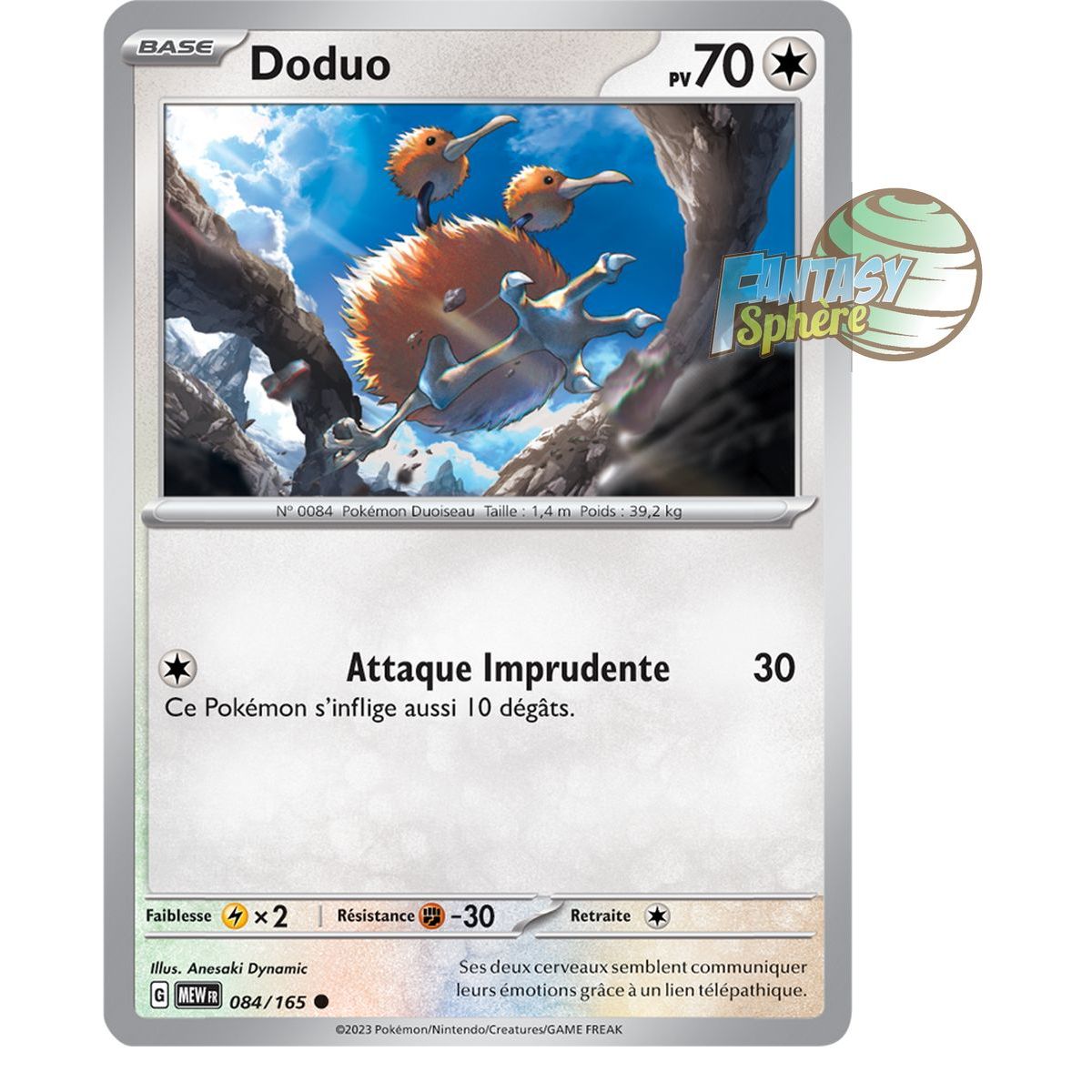 Item Doduo - Reverse 84/165 - Ecarlate et Violet 151