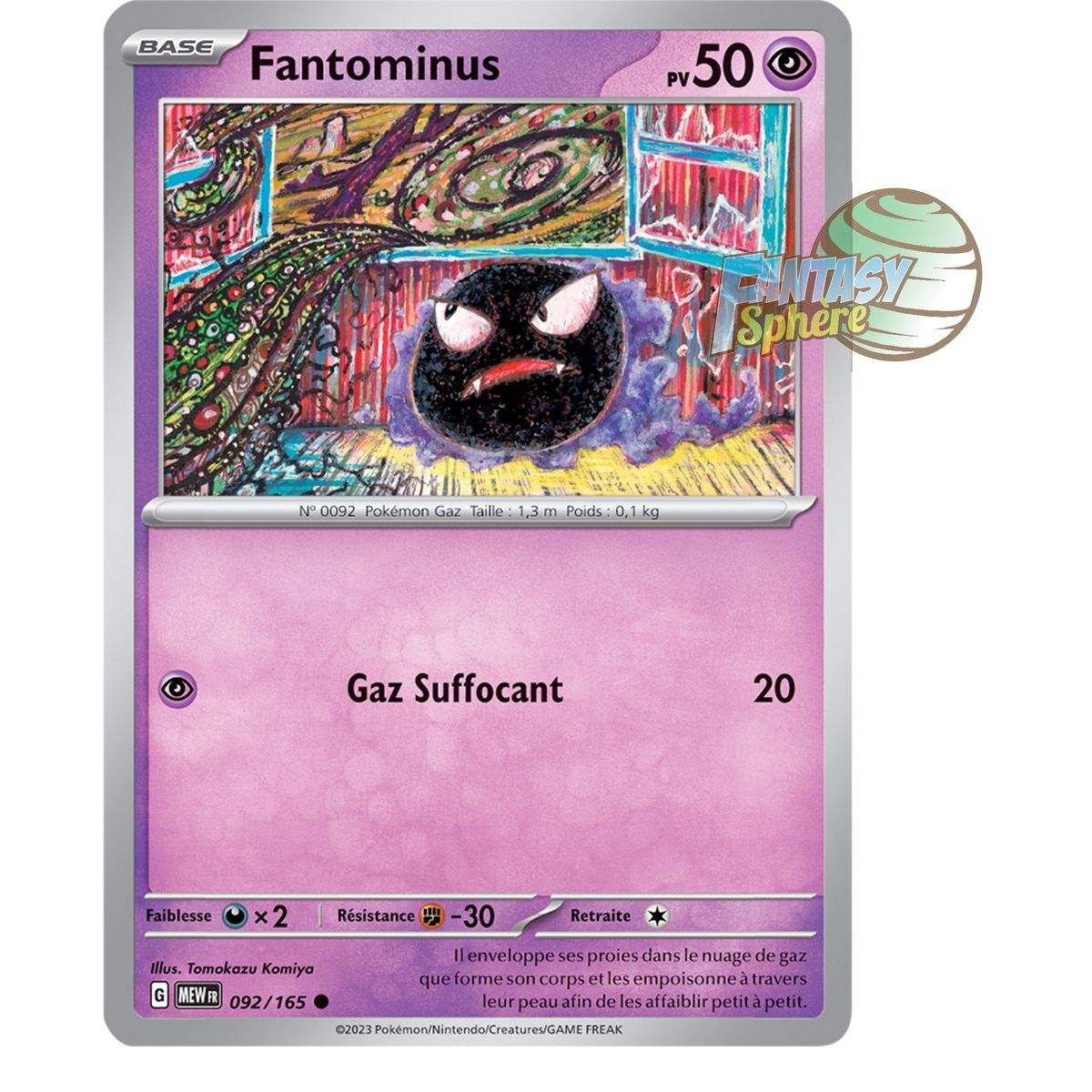 Fantominus - Reverse 92/165 - Ecarlate et Violet 151