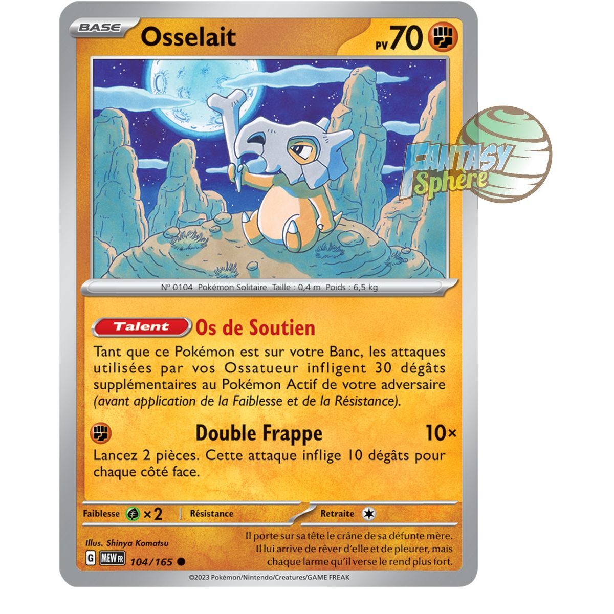 Osselait - Reverse 104/165 - Ecarlate et Violet 151