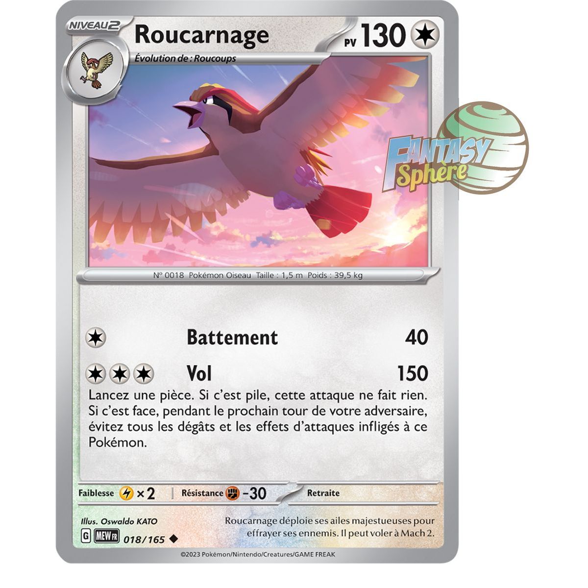 Roucarnage - Peu Commune 18/165 - Ecarlate et Violet 151