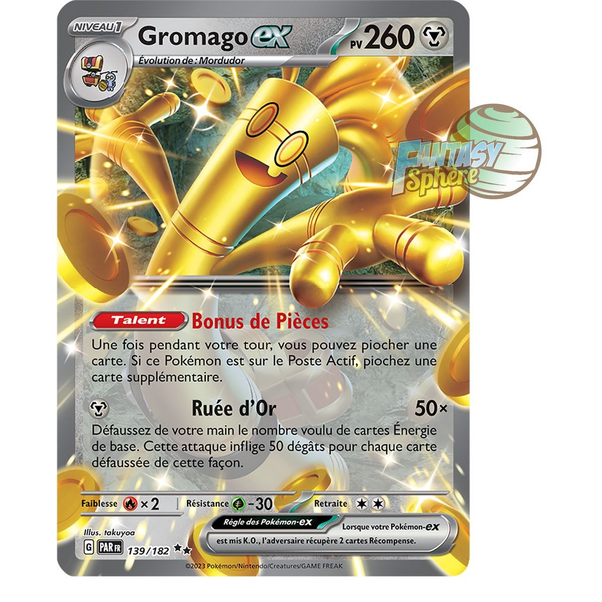 Item Gromago EX - Double Rare 139/182 - Ecarlate et Violet Faille Paradoxe