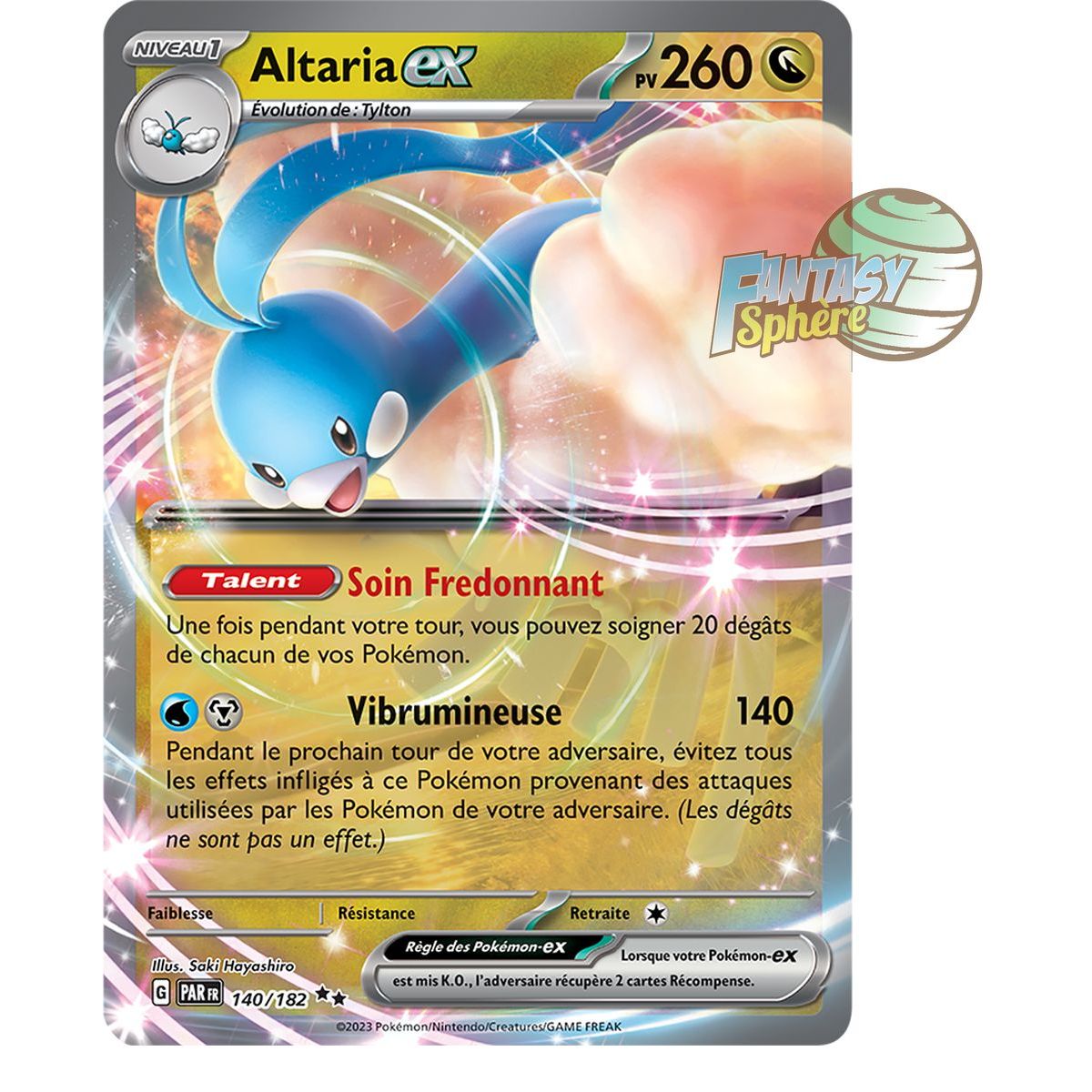 Item Altaria EX - Double Rare 140/182 - Ecarlate et Violet Faille Paradoxe