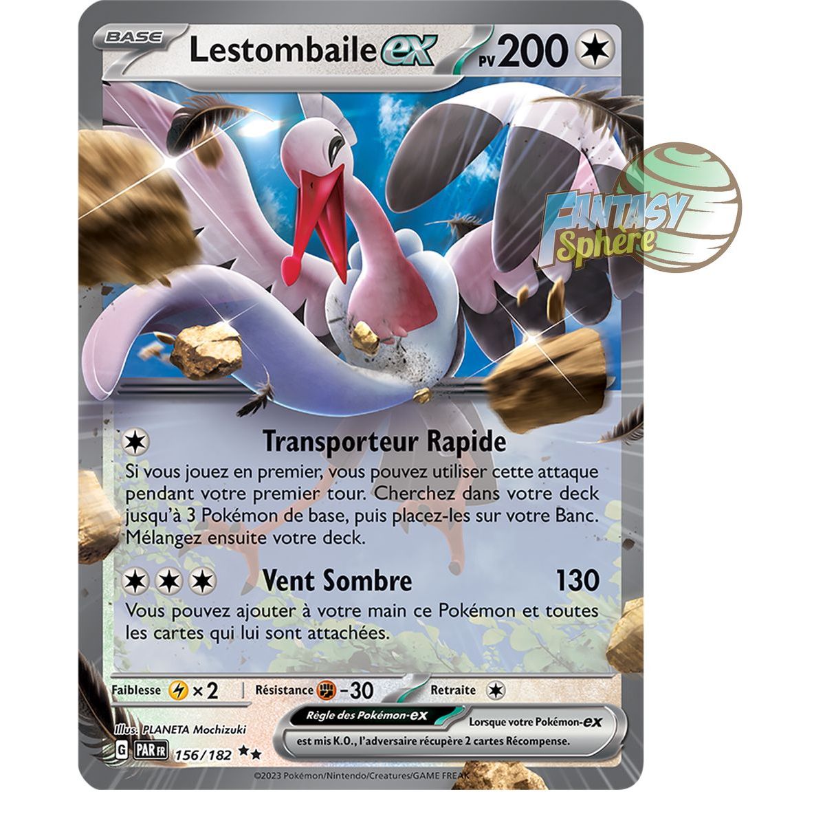 Item Lestombaile EX - Double Rare 156/182 - Ecarlate et Violet Faille Paradoxe