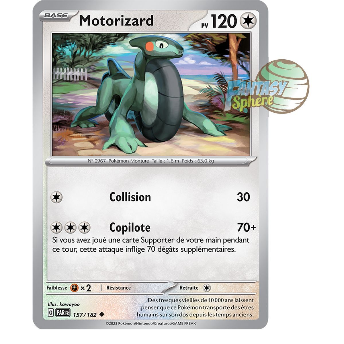 Motorizard - Reverse 157/182 - Ecarlate et Violet Faille Paradoxe