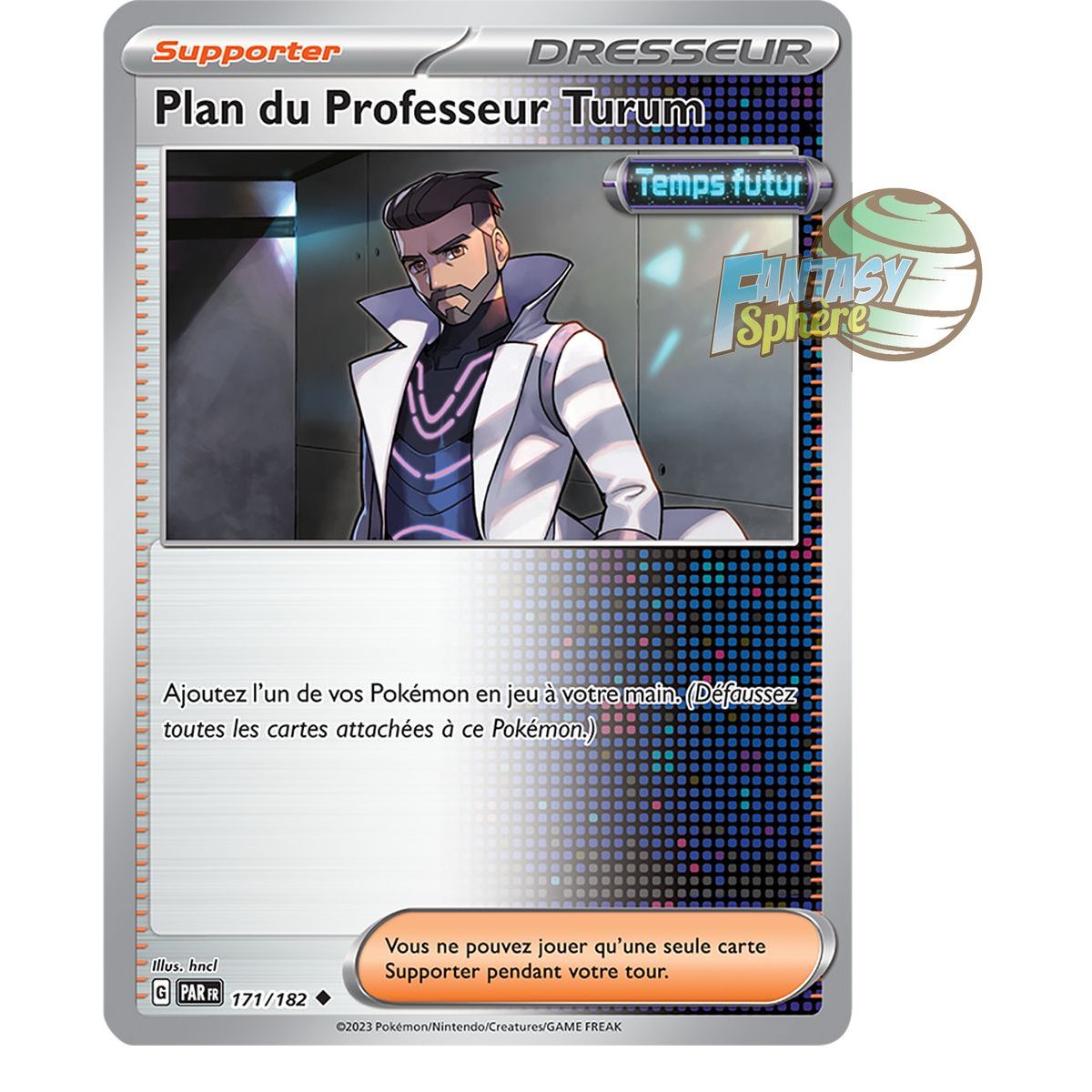 Item Plan du Professeur Turum - Reverse 171/182 - Ecarlate et Violet Faille Paradoxe