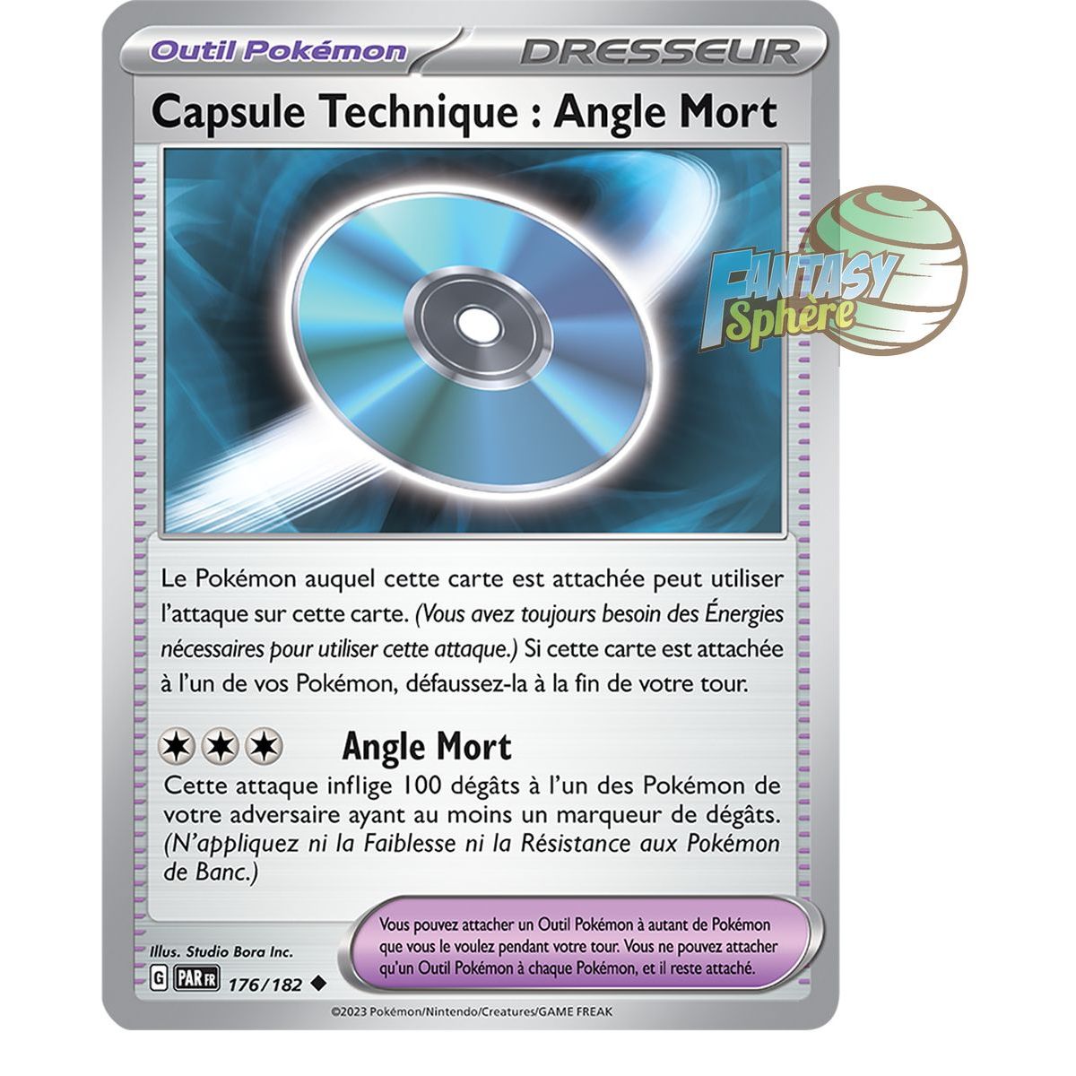 Item Capsule Technique : Angle Mort - Reverse 176/182 - Ecarlate et Violet Faille Paradoxe