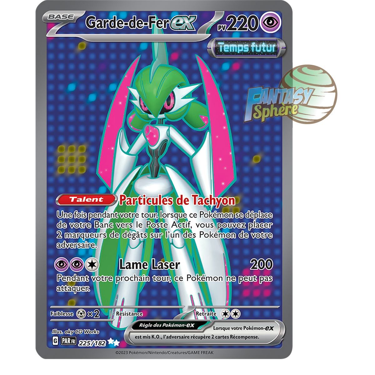 Item Garde-de-Fer EX - Ultra Rare 225/182 - Ecarlate et Violet Faille Paradoxe