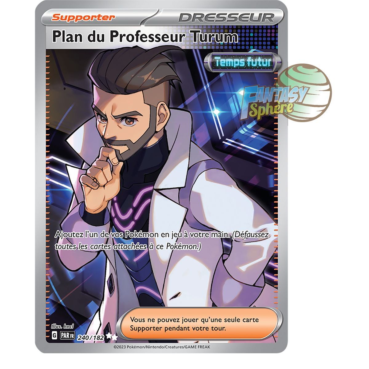 Plan du Professeur Turum - Ultra Rare 240/182 - Ecarlate et Violet Faille Paradoxe