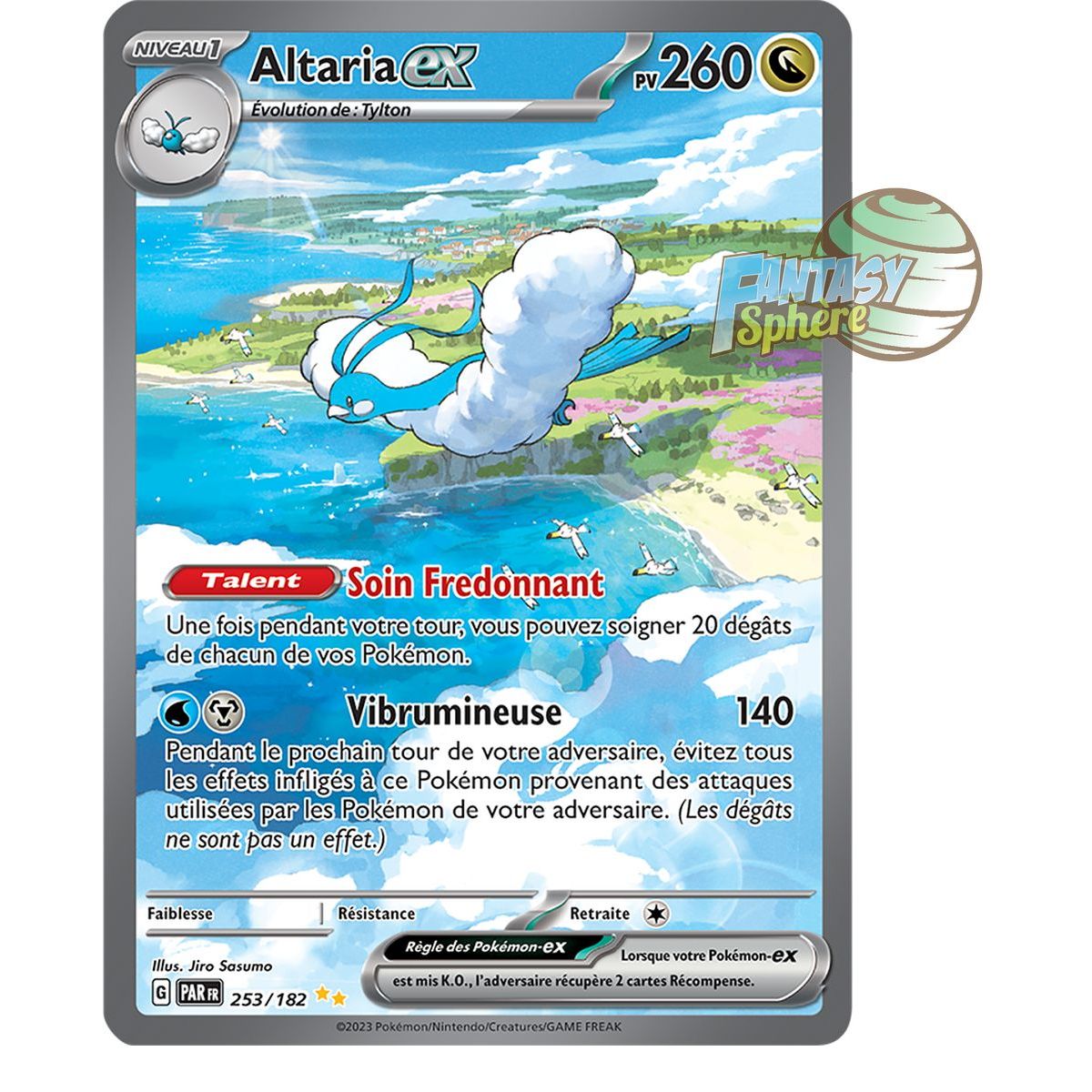 Item Altaria EX - Special Illustration Rare 253/182 - Ecarlate et Violet Faille Paradoxe