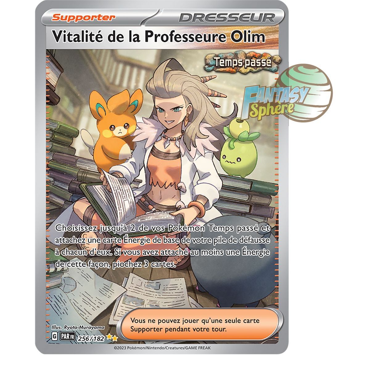 Item Vitalité de la Professeure Olim - Special Illustration Rare 256/182 - Ecarlate et Violet Faille Paradoxe