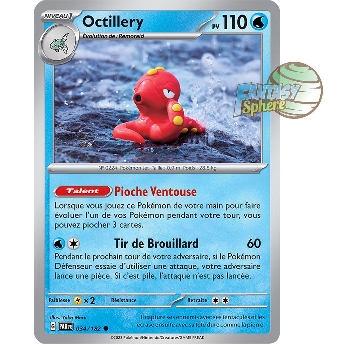 Octillery - Reverse 34/182 - Ecarlate et Violet Faille Paradoxe