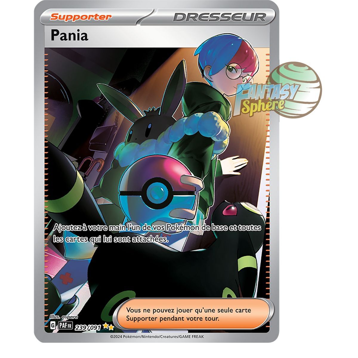 Pania -  Special Illustration Rare 239/91 - Ecarlate et Violet Destinées de Paldea