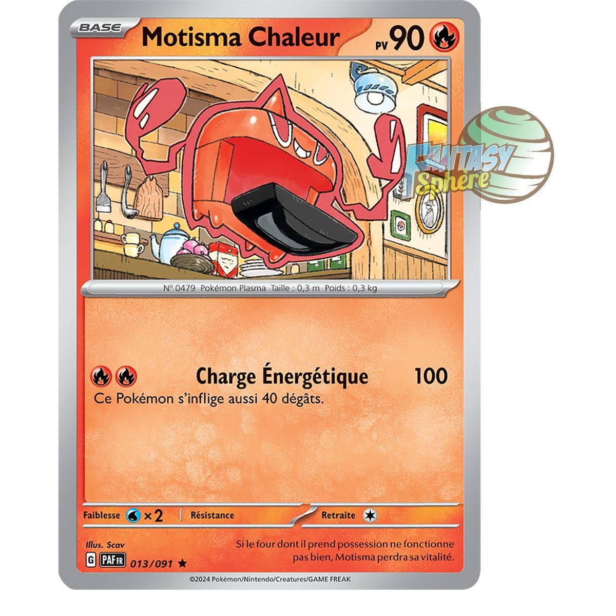 Motisma Chaleur - Holo Rare 13/91 - Ecarlate et Violet Destinées de Paldea