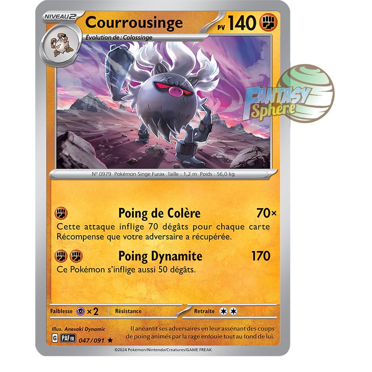 Courrousinge - Holo Rare 47/91 - Ecarlate et Violet Destinées de Paldea