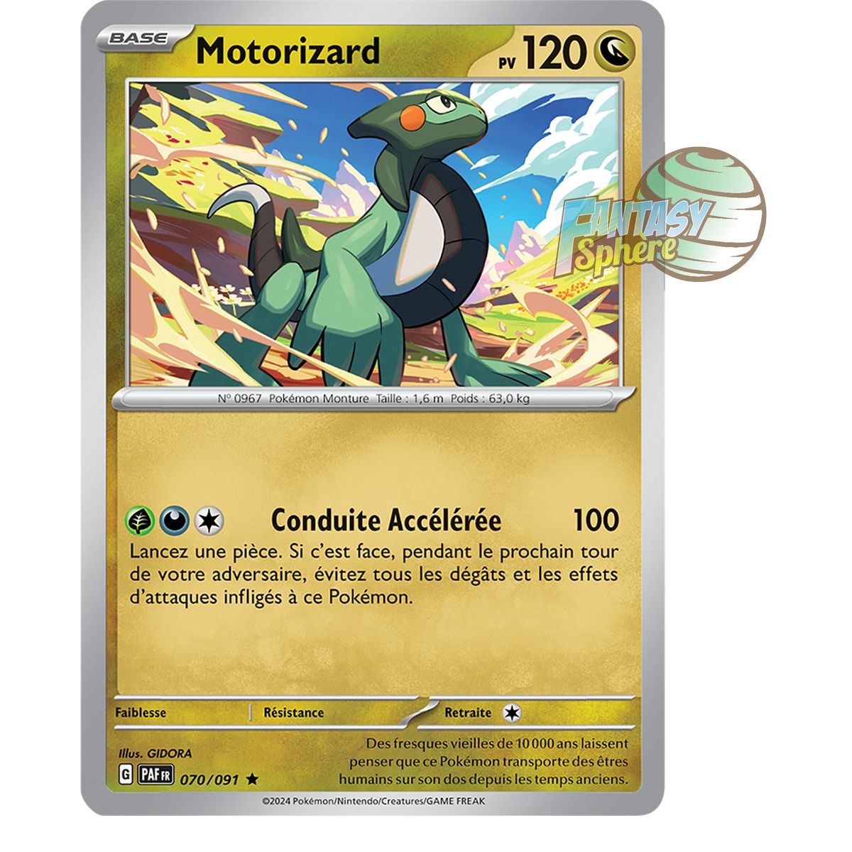 Motorizard - Holo Rare 70/91 - Ecarlate et Violet Destinées de Paldea