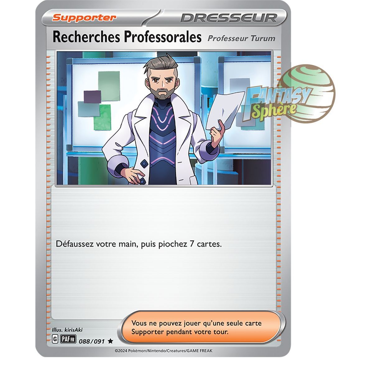 Recherches Professorales (Professeur Turum) - Holo Rare 88/91 - Ecarlate et Violet Destinées de Paldea