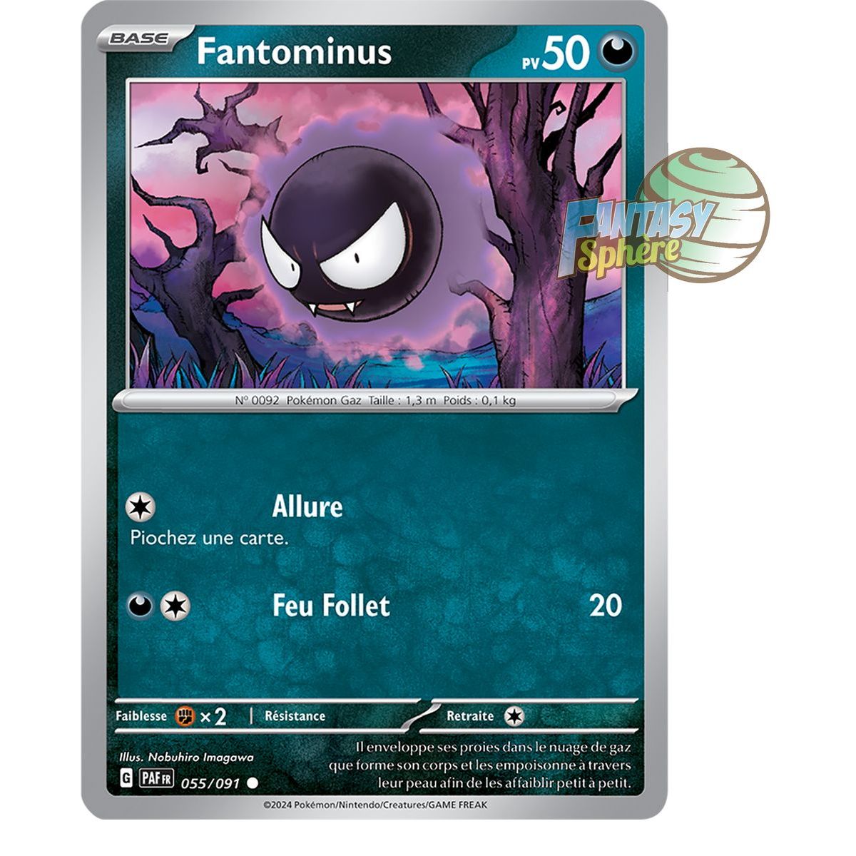 Fantominus - Reverse 55/91 - Ecarlate et Violet Destinées de Paldea