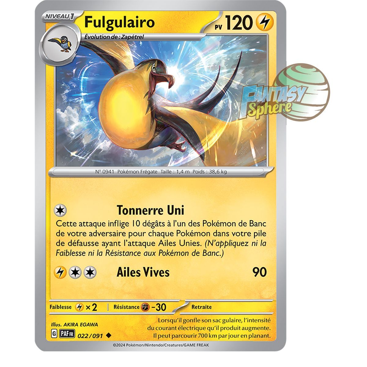 Fulgulairo - Reverse 22/91 - Ecarlate et Violet Destinées de Paldea