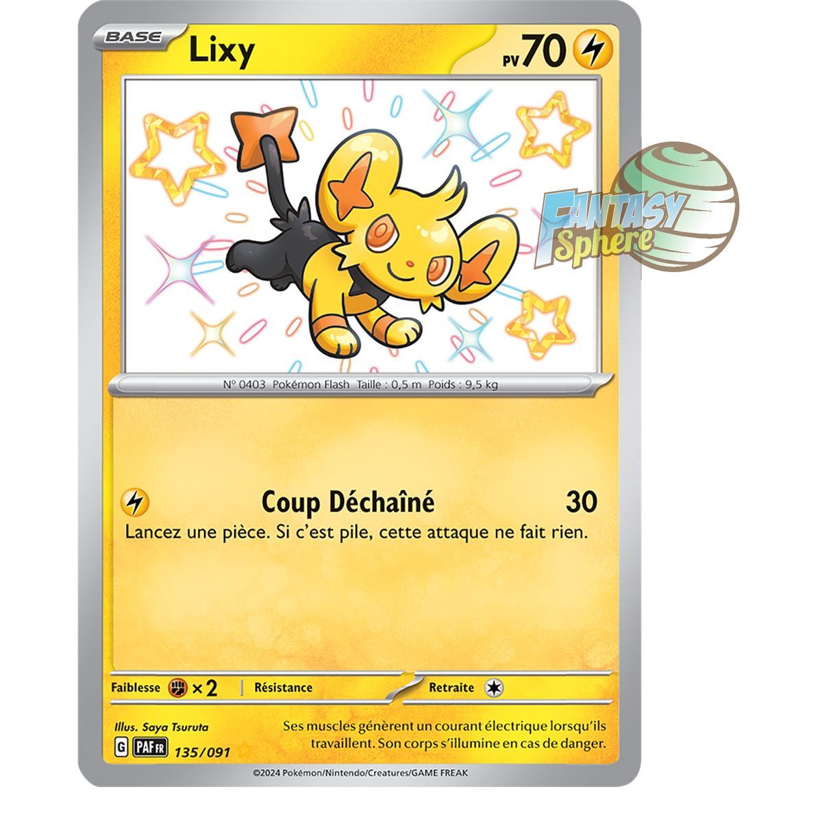 Lixy -  Shiny Rare 135/91 - Ecarlate et Violet Destinées de Paldea