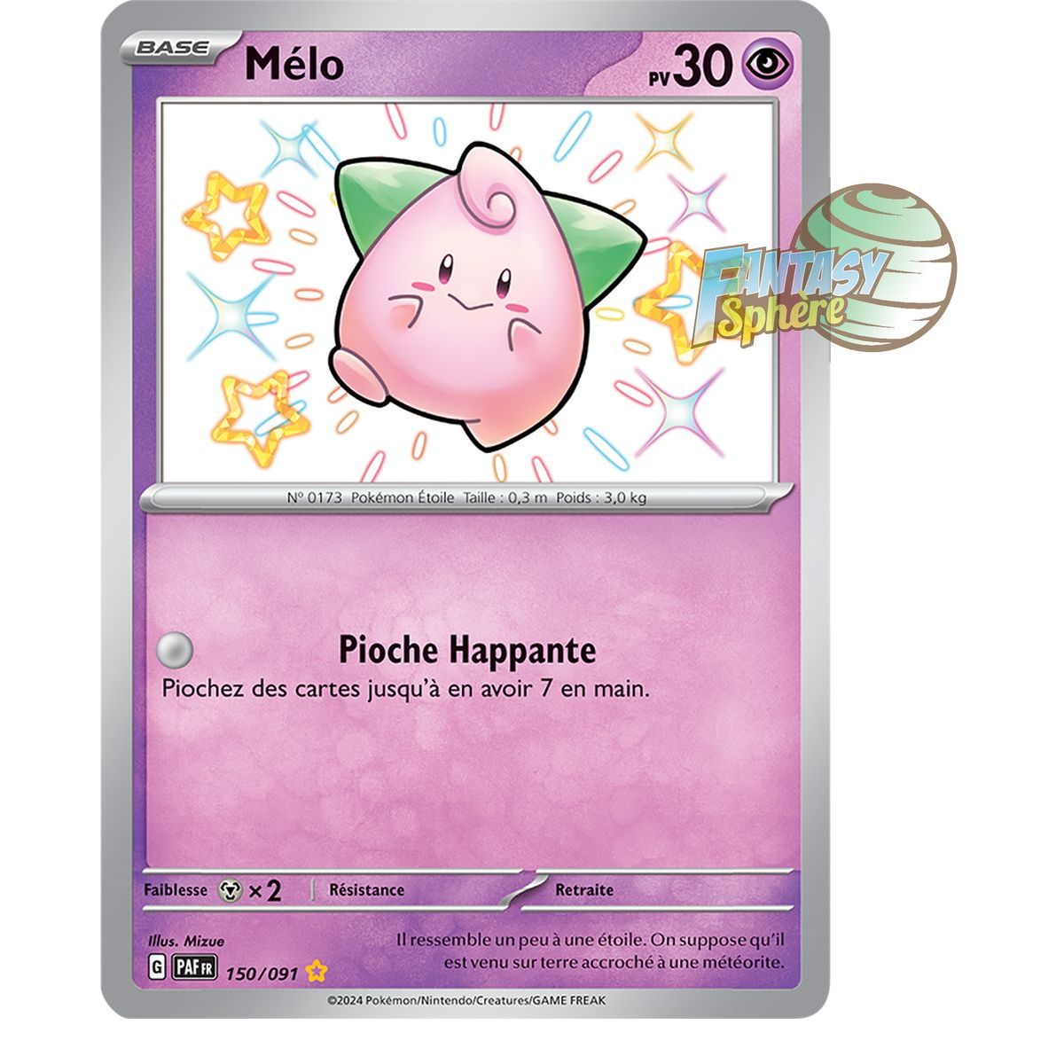 Mélo -  Shiny Rare 150/91 - Ecarlate et Violet Destinées de Paldea