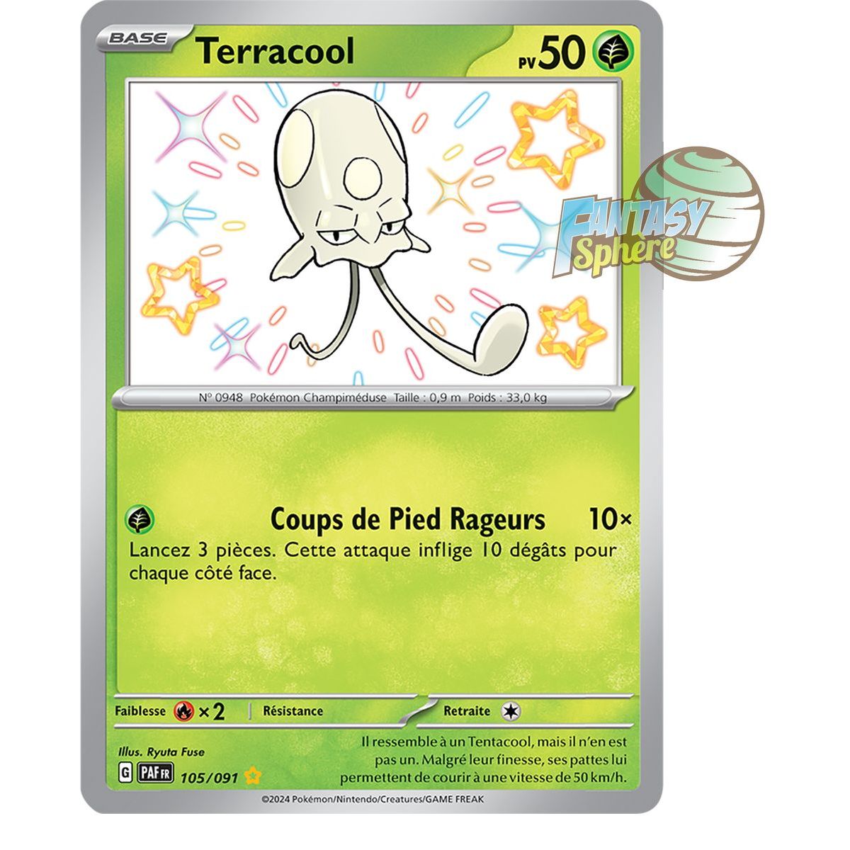 Terracool -  Shiny Rare 105/91 - Ecarlate et Violet Destinées de Paldea