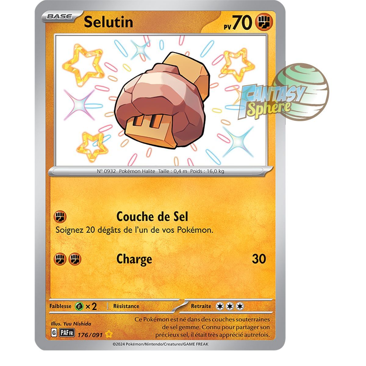 Selutin -  Shiny Rare 176/91 - Ecarlate et Violet Destinées de Paldea