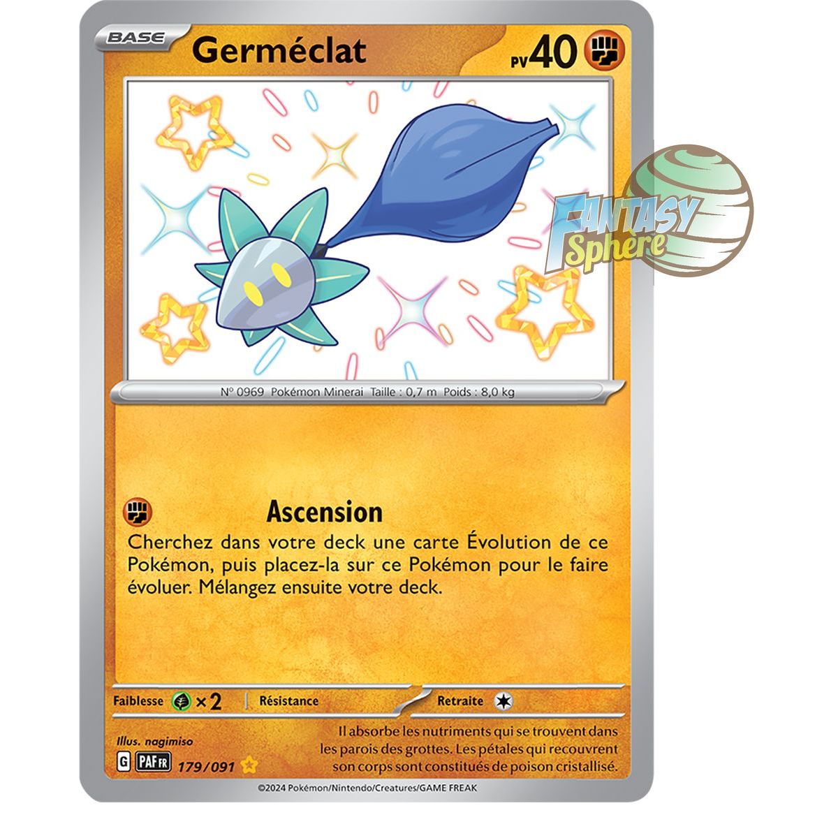 Germéclat -  Shiny Rare 179/91 - Ecarlate et Violet Destinées de Paldea