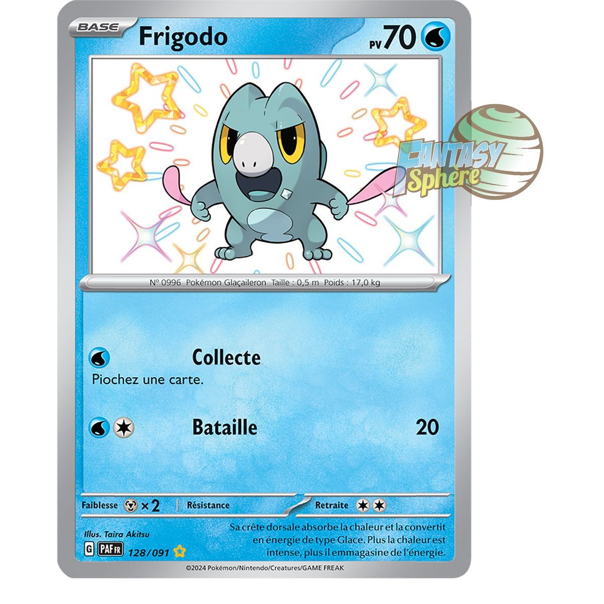 Frigodo -  Shiny Rare 128/91 - Ecarlate et Violet Destinées de Paldea