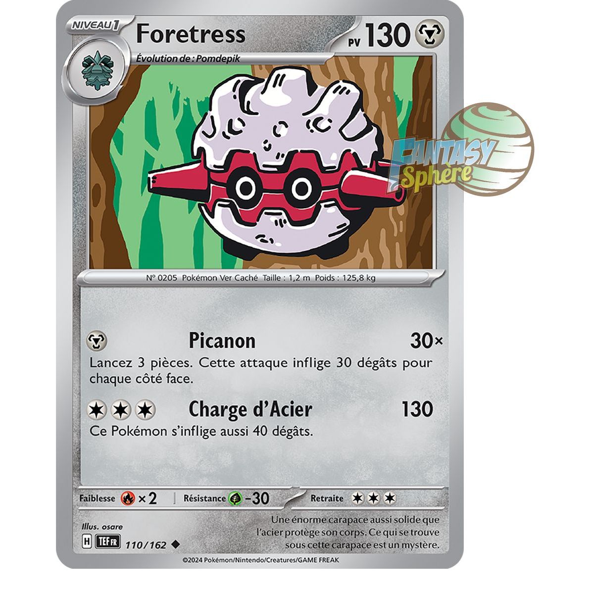 Foretress - Reverse 110/162 - Ecarlate et Violet Forces Temporelles