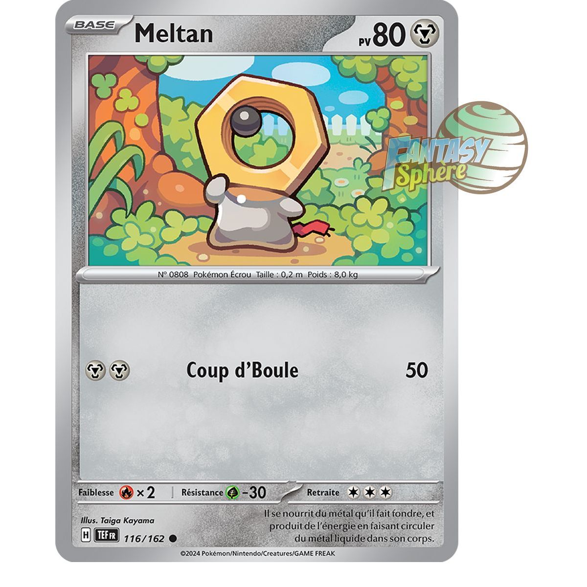 Item Meltan - Commune 116/162 - Ecarlate et Violet Forces Temporelles