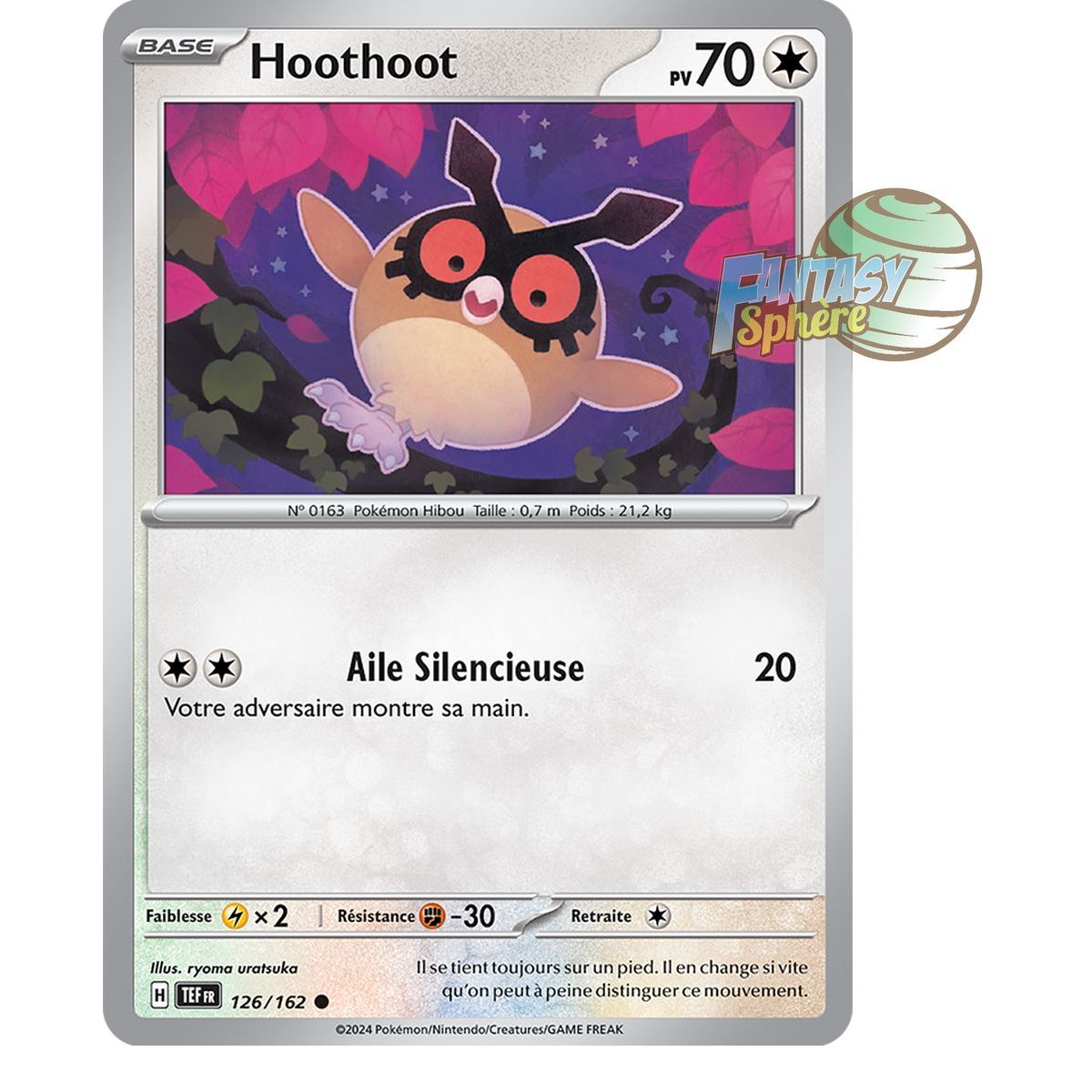 Hoothoot - Reverse 126/162 - Ecarlate et Violet Forces Temporelles