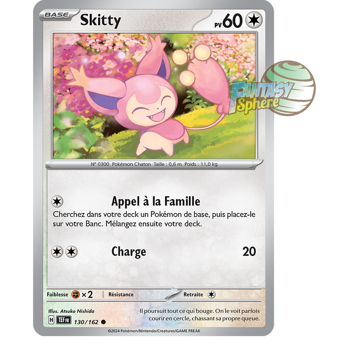 Skitty - Commune 130/162 - Ecarlate et Violet Forces Temporelles