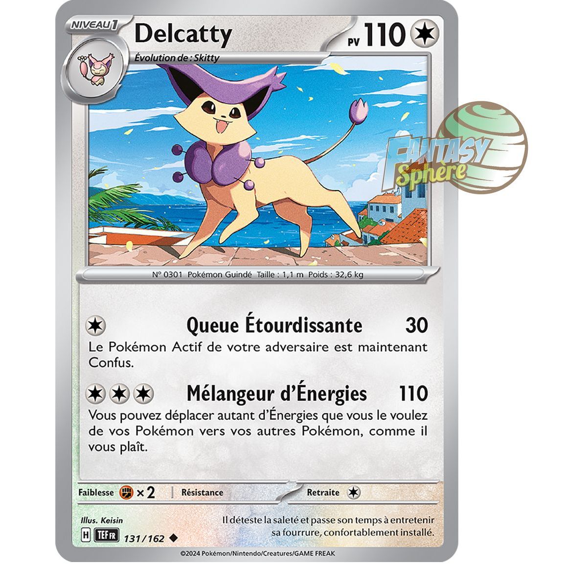 Delcatty - Peu Commune 131/162 - Ecarlate et Violet Forces Temporelles