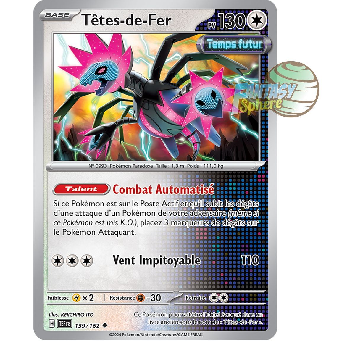 Item Têtes-de-Fer - Peu Commune 139/162 - Ecarlate et Violet Forces Temporelles