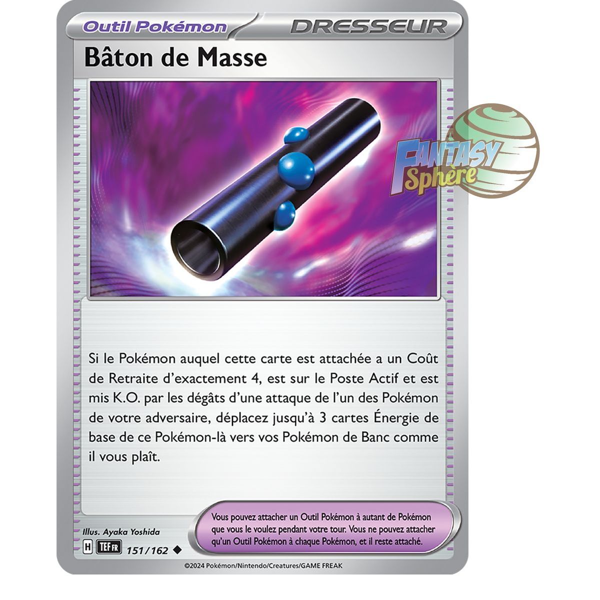 Item Bâton de Masse - Peu Commune 151/162 - Ecarlate et Violet Forces Temporelles