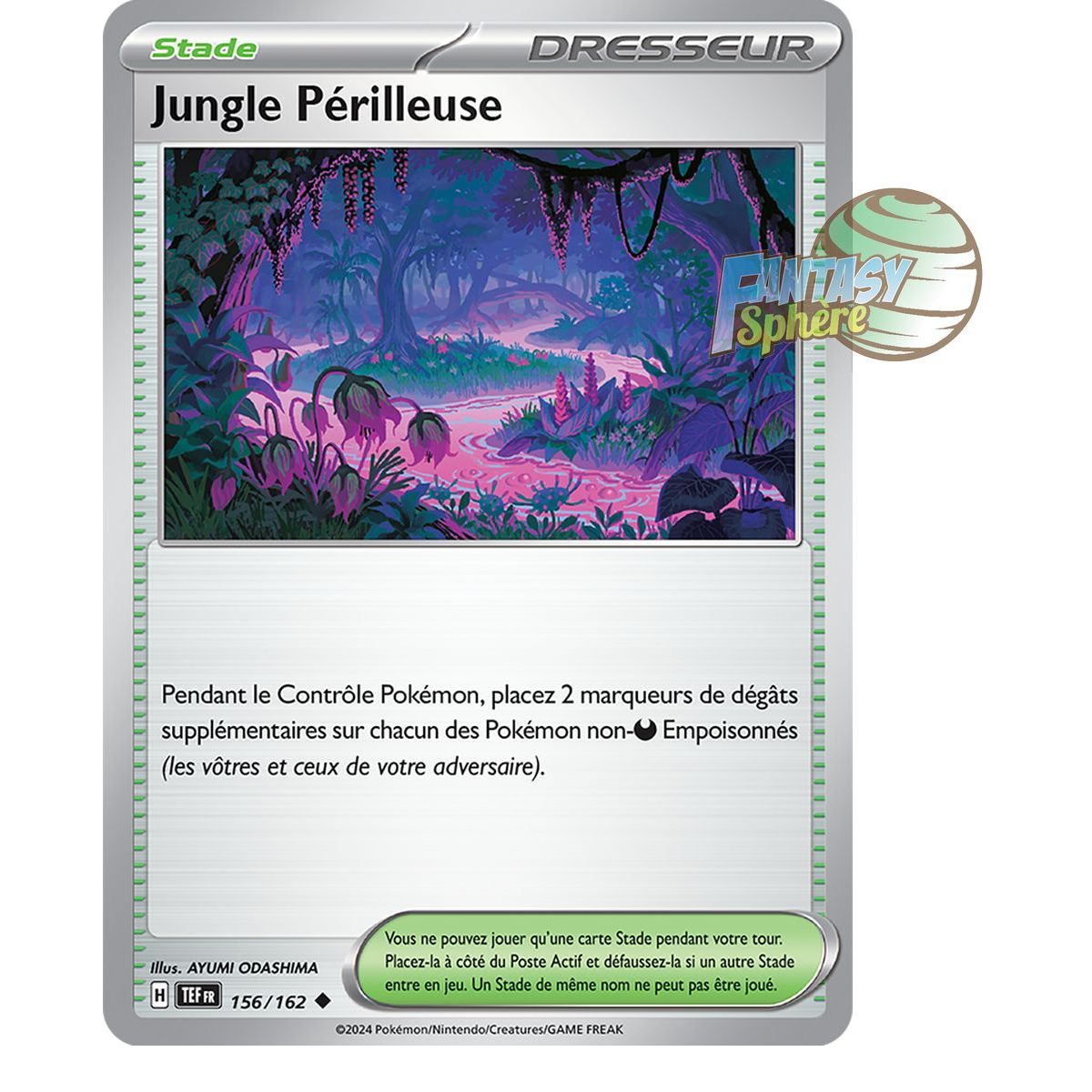 Item Jungle Périlleuse - Peu Commune 156/162 - Ecarlate et Violet Forces Temporelles