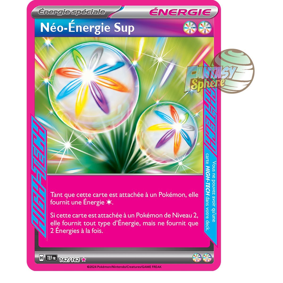 Item Néo-Énergie Sup - ACE SPEC rare 162/162 - Ecarlate et Violet Forces Temporelles