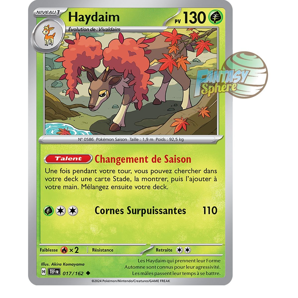 Haydaim - Reverse 17/162 - Ecarlate et Violet Forces Temporelles