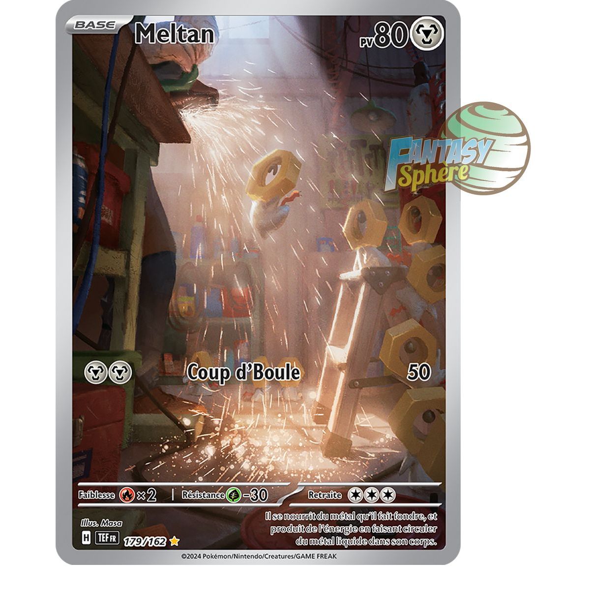 Item Meltan - Illustration Rare 179/162 - Ecarlate et Violet Forces Temporelles