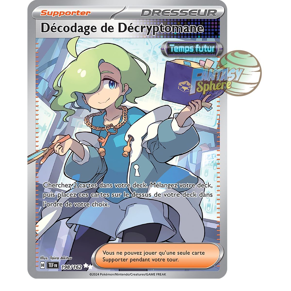 Item Décodage de Décryptomane - Ultra Rare 198/162 - Ecarlate et Violet Forces Temporelles