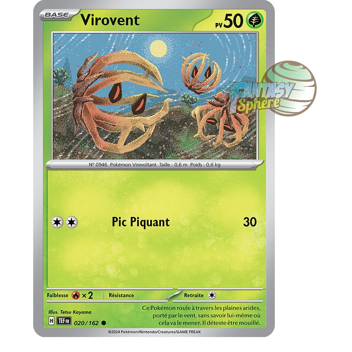 Virovent - Reverse 20/162 - Ecarlate et Violet Forces Temporelles
