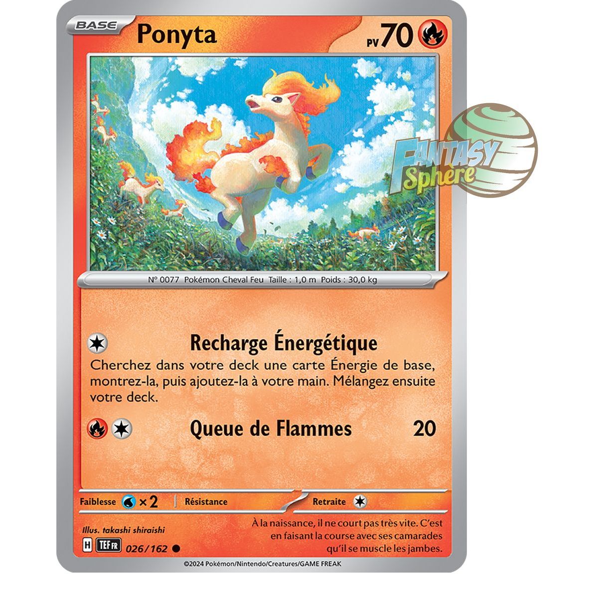 Item Ponyta - Reverse 26/162 - Ecarlate et Violet Forces Temporelles