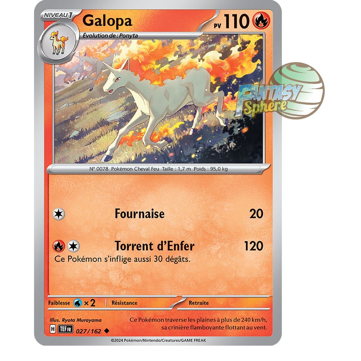 Galopa - Reverse 27/162 - Ecarlate et Violet Forces Temporelles