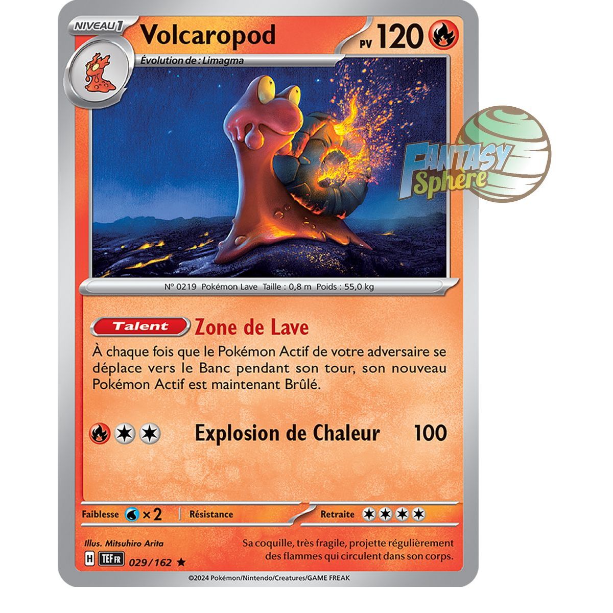 Volcaropod - Holo Rare 29/162 - Ecarlate et Violet Forces Temporelles