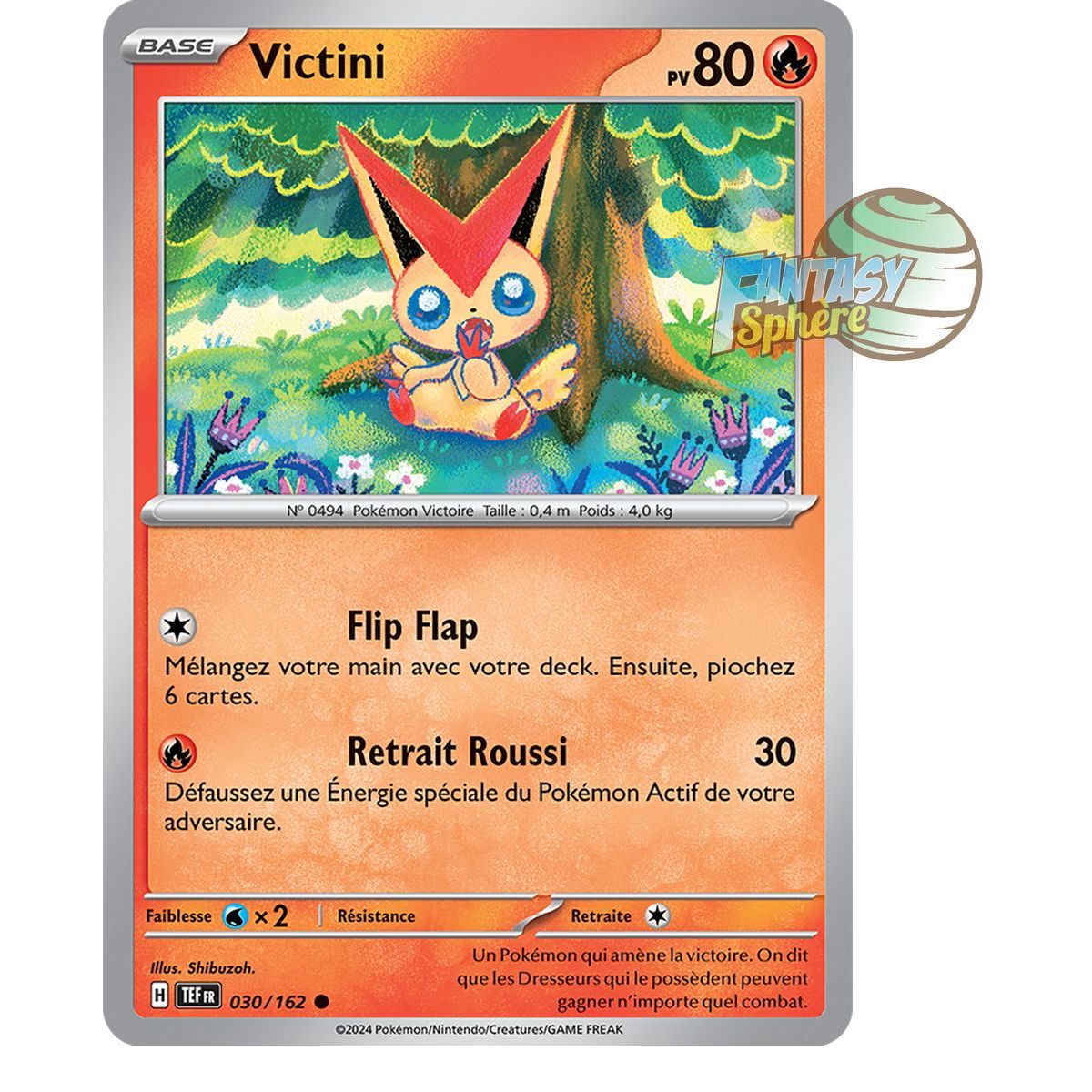 Victini - Reverse 30/162 - Ecarlate et Violet Forces Temporelles