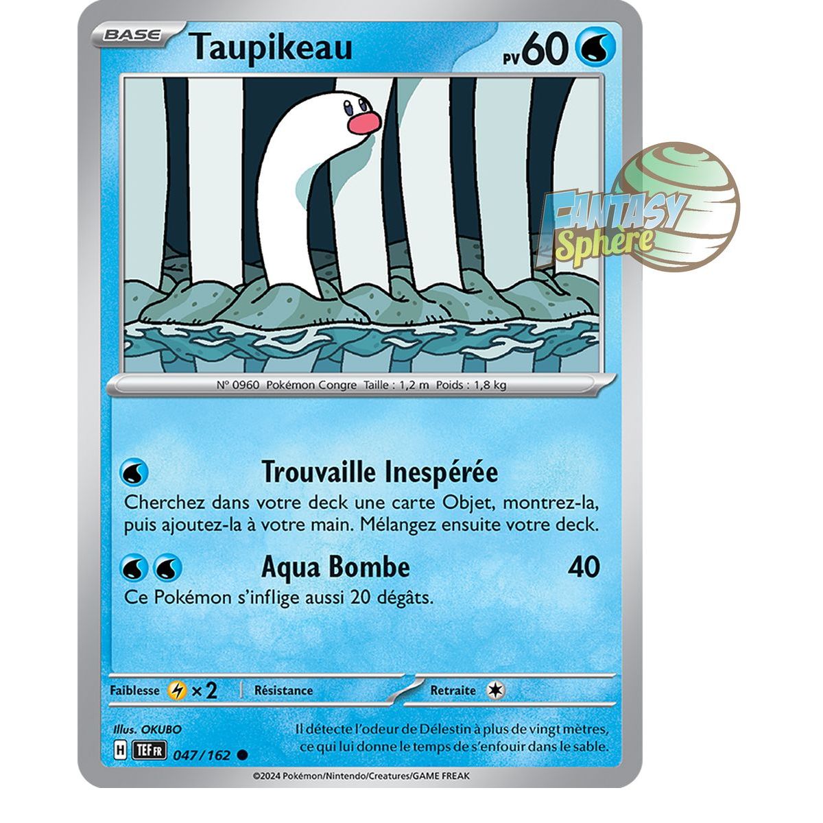 Taupikeau - Reverse 47/162 - Ecarlate et Violet Forces Temporelles