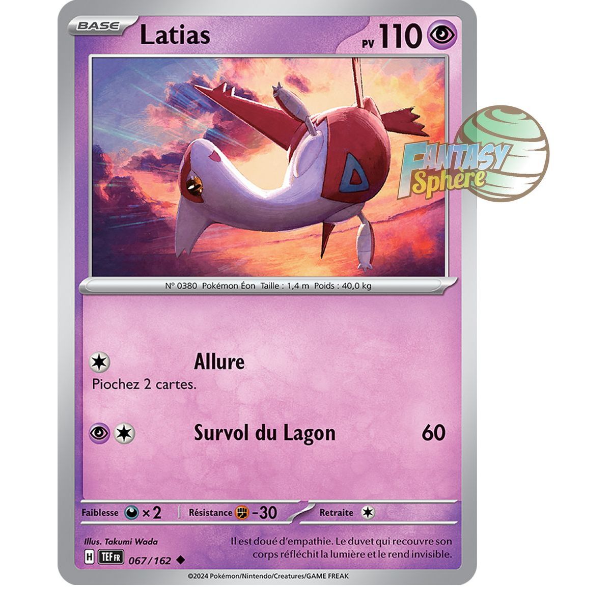 Latias - Peu Commune 67/162 - Ecarlate et Violet Forces Temporelles