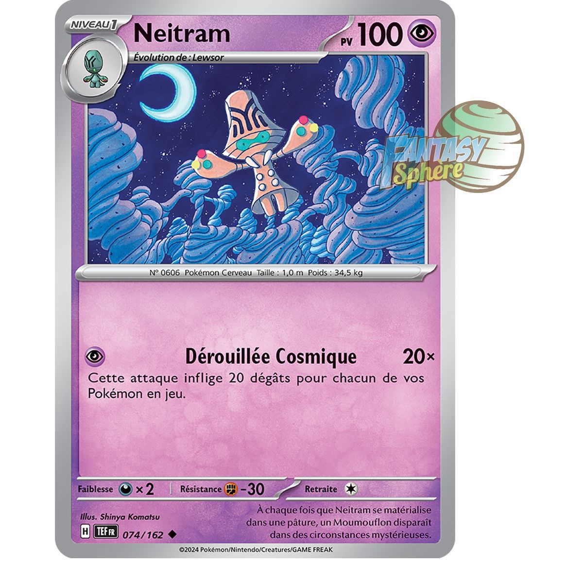 Neitram - Reverse 74/162 - Ecarlate et Violet Forces Temporelles