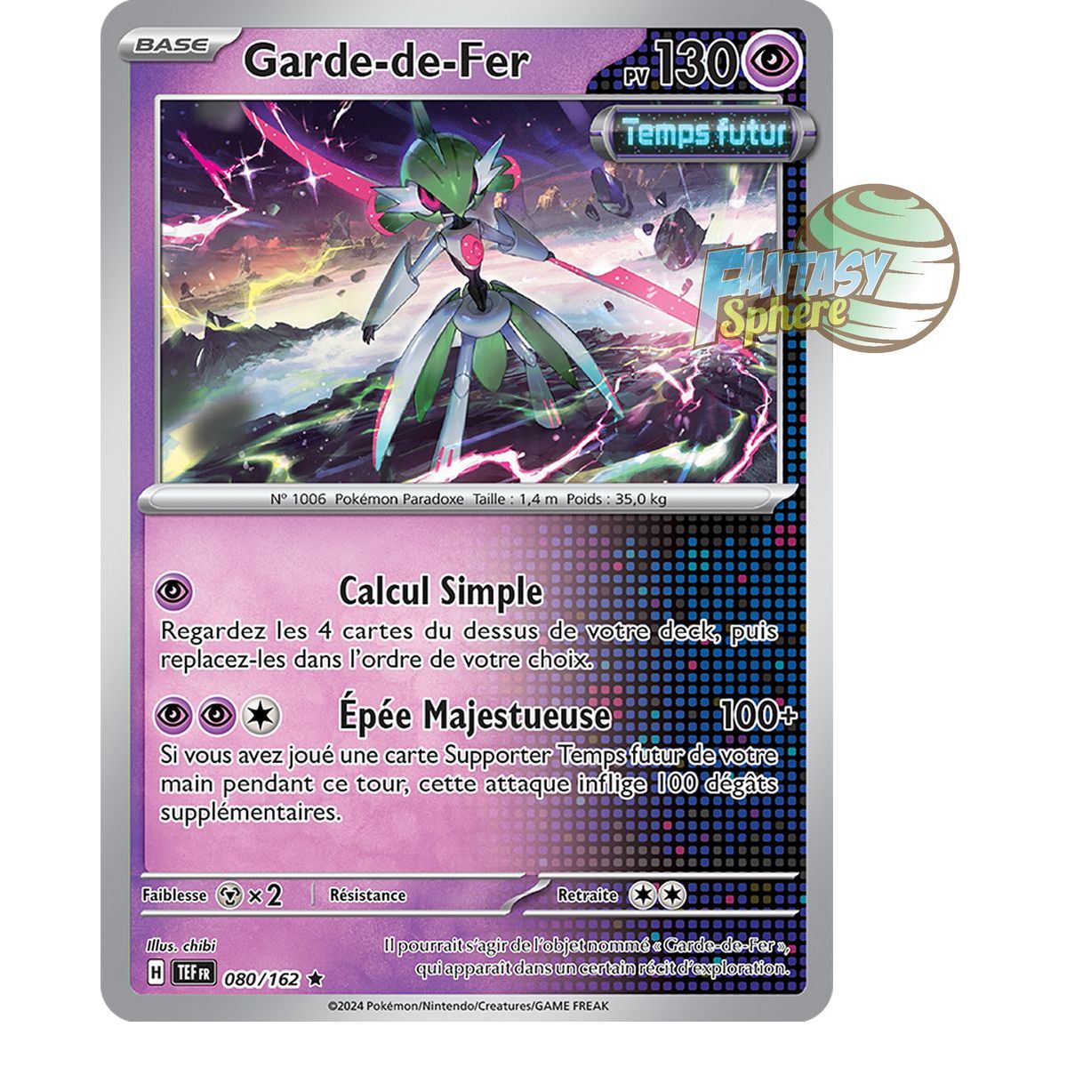 Item Garde-de-Fer - Holo Rare 80/162 - Ecarlate et Violet Forces Temporelles