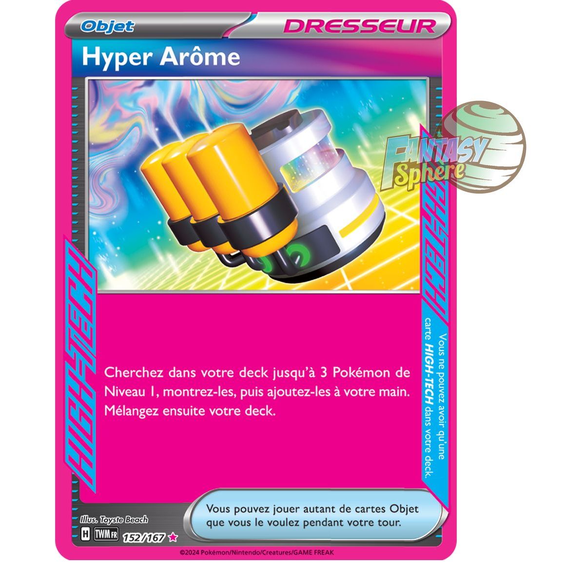 Item Hyper Arôme - ACE SPEC rare 152/167 - Ecarlate et Violet Mascarade Crépusculaire